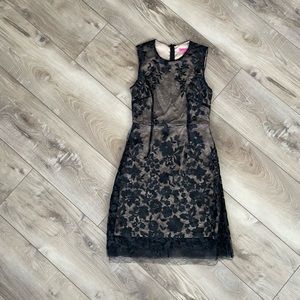 Betsey Johnson Black Lace Dress. Size 2
